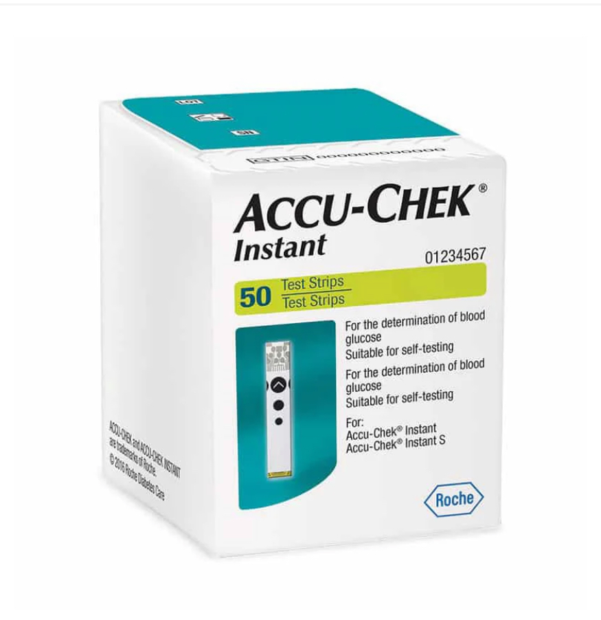 نوار تست قند خون اکیو چک اینستنت 50 عددی