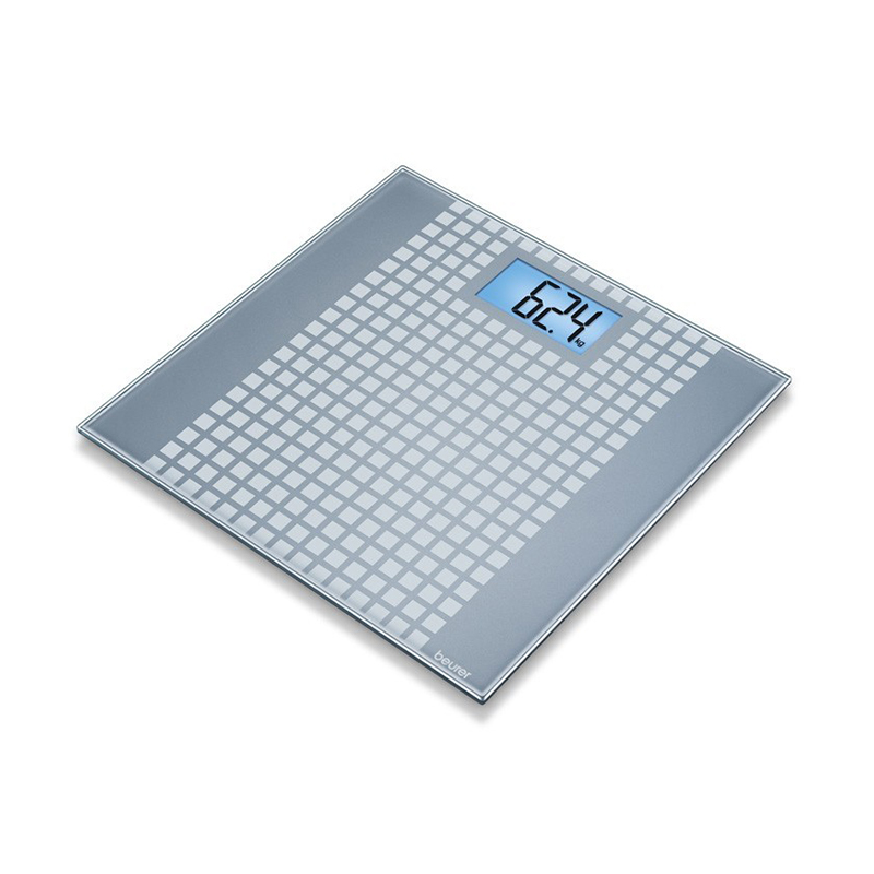 ترازو دیجیتال شیشه ای بیورر مدل GS206 ظرفیت ۱۵۰ کیلوگرم