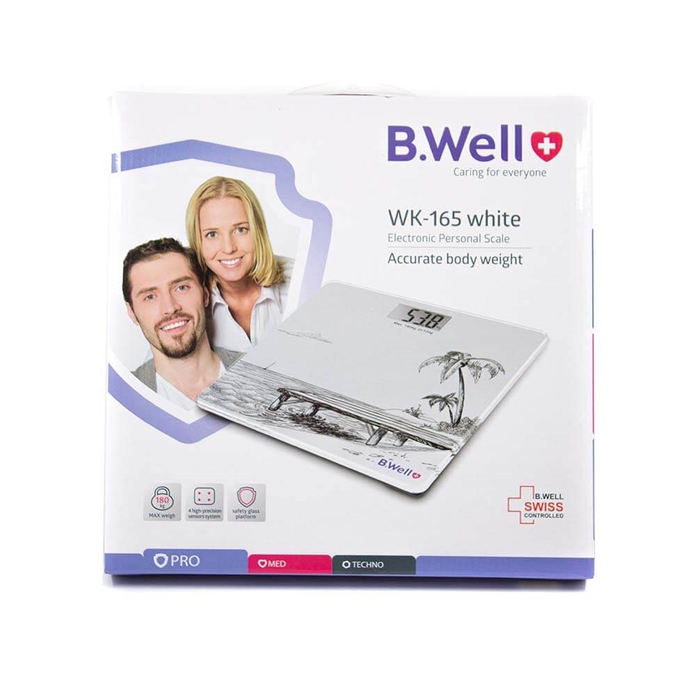 ترازو دیجیتال بی ول مدل WK-165 ظرفیت ۱۸۰ کیلوگرم